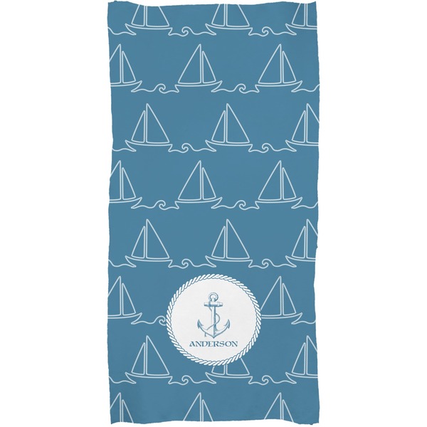 Rope Sail Boats Full Sized Bath Towel - Apvl
