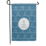 Rope Sail Boats Garden Flag (Personalized)