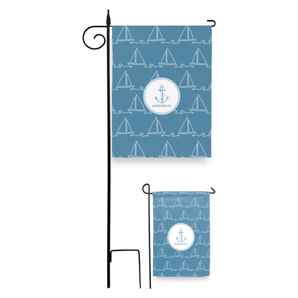 Rope Sail Boats Garden Flag - PARENT/MAIN