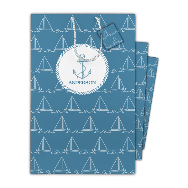 Rope Sail Boats Gift Bags - Parent/Main