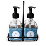 Rope Sail Boats Glass Soap & Lotion Bottles (Personalized)