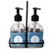 Rope Sail Boats Glass Soap & Lotion Bottle Set (Personalized)