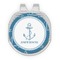 Rope Sail Boats Golf Ball Marker - Hat Clip - Silver