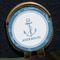 Rope Sail Boats Golf Ball Marker Hat Clip - Gold - Close Up