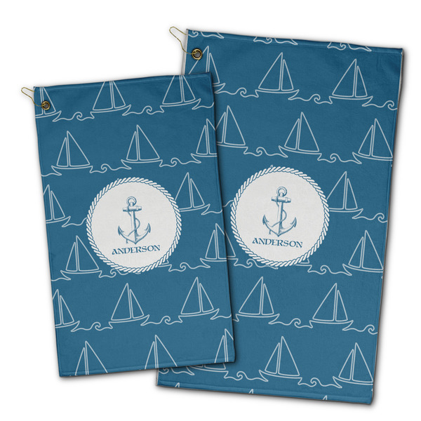 Rope Sail Boats Golf Towel - PARENT (small and large)