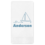 Rope Sail Boats Guest Towels - Full Color (Personalized)