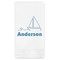 Rope Sail Boats Guest Napkin - Front View
