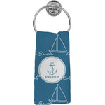 Rope Sail Boats Hand Towel - Full Print (Personalized)