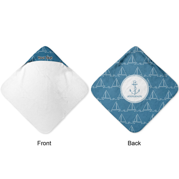 Rope Sail Boats Hooded Baby Towel- Approval