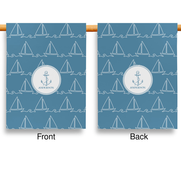 Rope Sail Boats House Flags - Double Sided - APPROVAL