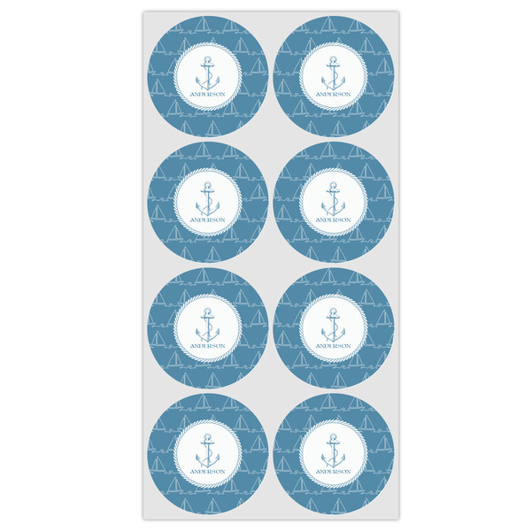 Rope Sail Boats Icing Circle - Medium - Set of 8