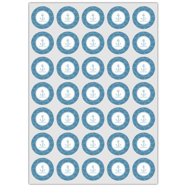 Rope Sail Boats Icing Circle - XSmall - Set of 35