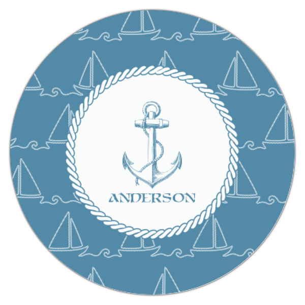 Rope Sail Boats Icing Circle - XSmall - Single