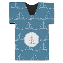 Rope Sail Boats Jersey Bottle Cooler (Personalized)