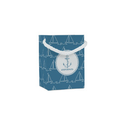 Rope Sail Boats Jewelry Gift Bags - Gloss (Personalized)
