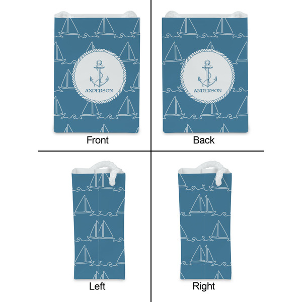 Rope Sail Boats Jewelry Gift Bag - Matte - Approval