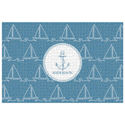 Rope Sail Boats Jigsaw Puzzle - 1000-piece (Personalized)
