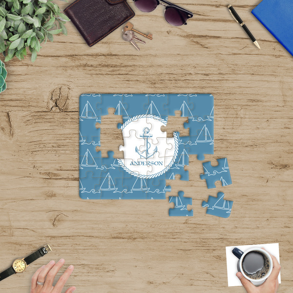 Rope Sail Boats Jigsaw Puzzle 30 Piece - In Context