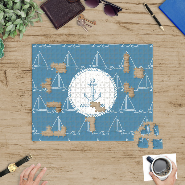 Rope Sail Boats Jigsaw Puzzle 500 Piece - In Context