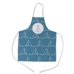 Rope Sail Boats Kid's Apron w/ Name or Text