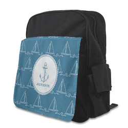 Rope Sail Boats Preschool Backpack (Personalized)