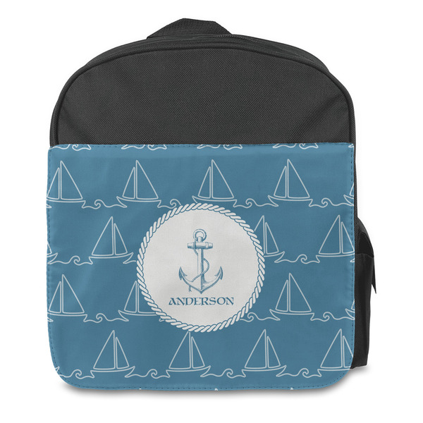 Rope Sail Boats Kids Backpack - Front