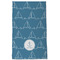 Rope Sail Boats Kitchen Towel - Poly Cotton - Full Front