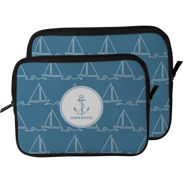 Rope Sail Boats Laptop Sleeve (Size Comparison)