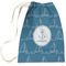 Rope Sail Boats Large Laundry Bag - Front View