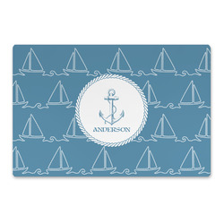 Rope Sail Boats Large Rectangle Car Magnet (Personalized)