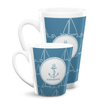 Rope Sail Boats Latte Mug (Personalized)