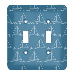Rope Sail Boats Light Switch Cover (2 Toggle Plate)