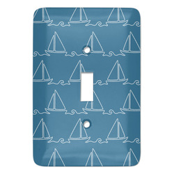 Rope Sail Boats Light Switch Cover (Personalized)