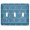 Rope Sail Boats Light Switch Cover (3 Toggle Plate)