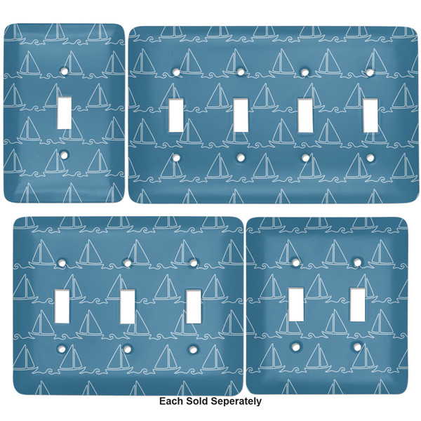 Rope Sail Boats Light Switch Covers all sizes
