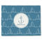 Rope Sail Boats Single-Sided Linen Placemat - Single w/ Name or Text