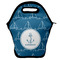 Rope Sail Boats Lunch Bag - Front