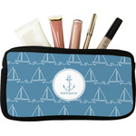Rope Sail Boats Makeup / Cosmetic Bag - Small (Personalized)