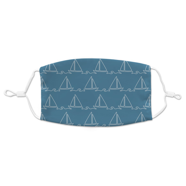Custom Rope Sail Boats Adult Cloth Face Mask - Standard