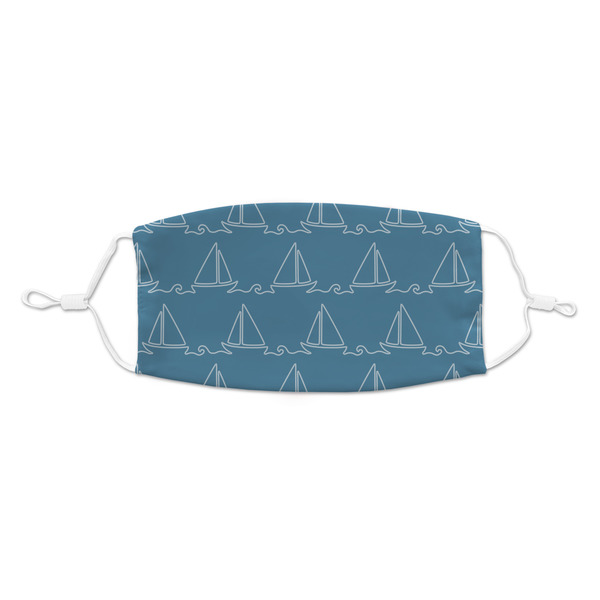 Custom Rope Sail Boats Kid's Cloth Face Mask - Standard