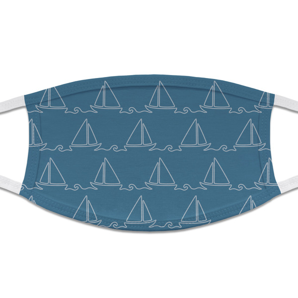 Custom Rope Sail Boats Cloth Face Mask (T-Shirt Fabric)