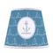 Rope Sail Boats Poly Film Empire Lampshade - Front View