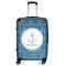 Rope Sail Boats Suitcase - 24" Medium - Checked (Personalized)
