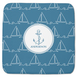 Rope Sail Boats Memory Foam Bath Mat - 48"x48" (Personalized)