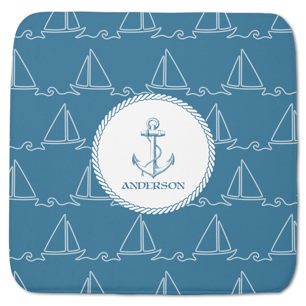 Rope Sail Boats Memory Foam Bath Mat 48 X 48