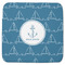 Rope Sail Boats Memory Foam Bath Mat - 48"x48" (Personalized)