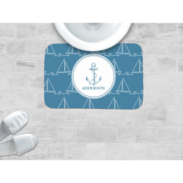 Rope Sail Boats Memory Foam Bath Mat - LIFESTYLE