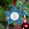 Rope Sail Boats Metal Star Ornament - Lifestyle