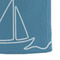 Rope Sail Boats Microfiber Dish Towel - DETAIL