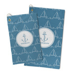 Rope Sail Boats Microfiber Golf Towel (Personalized)